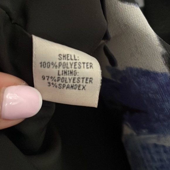 Kenneth Cole New York Skirt Blue Black - Picture 7 of 7